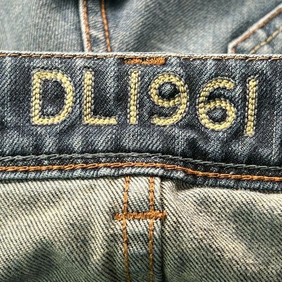 DL1961 Women's Straight Leg Jeans - Dark Blue - Picture 5 of 12